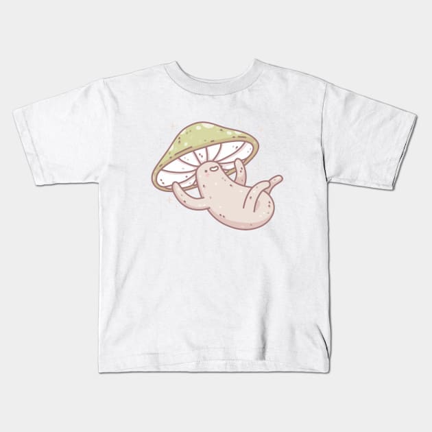 sparkly mushroom Kids T-Shirt by odsanyu